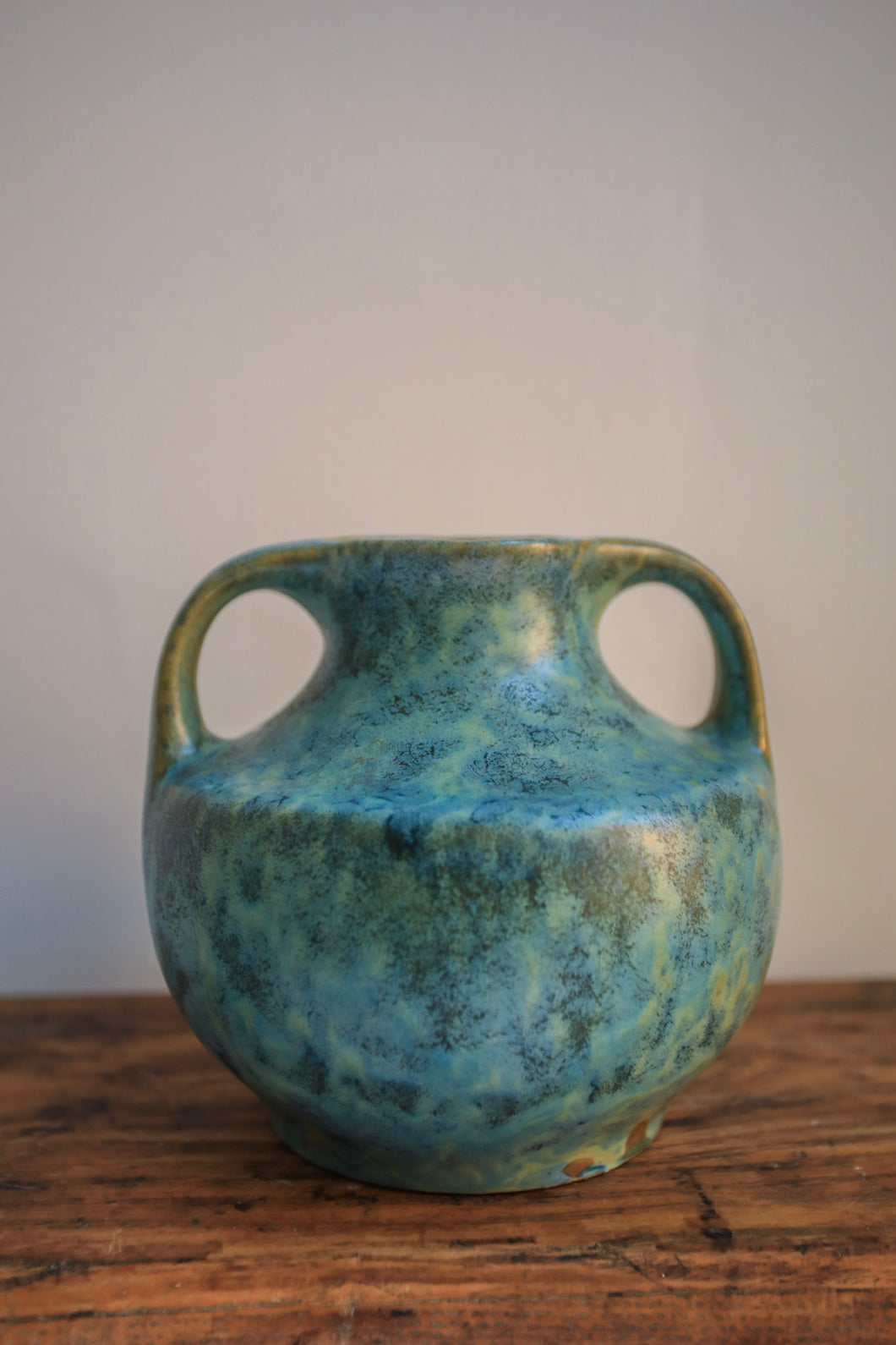 Blue Pot with Handles